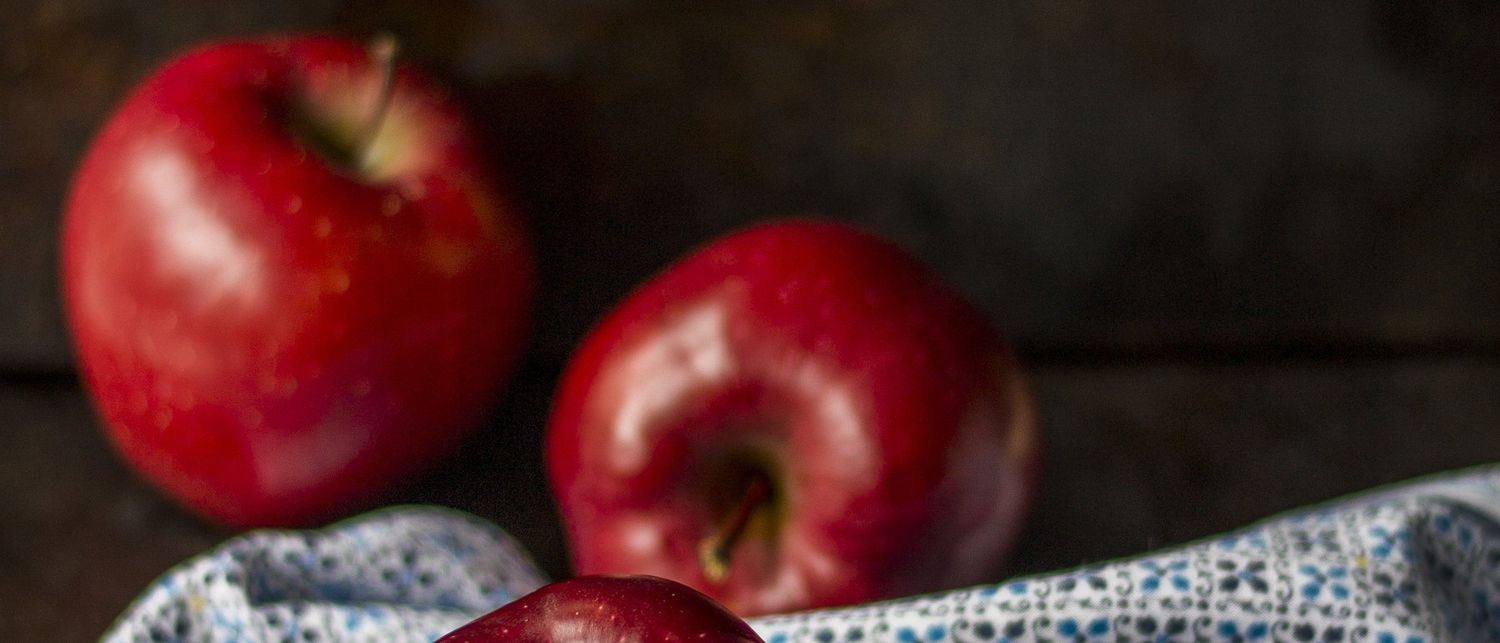 Apples ready for packing